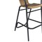 Flash Furniture Lila  Commercial Grade Indoor-Outdoor PE Rattan Restaurant Barstool with Black Aluminum Frame and Footrest in Medium Brown, PK2 2-SDA-AD632032R-DK-BN-GG - alternate 16
